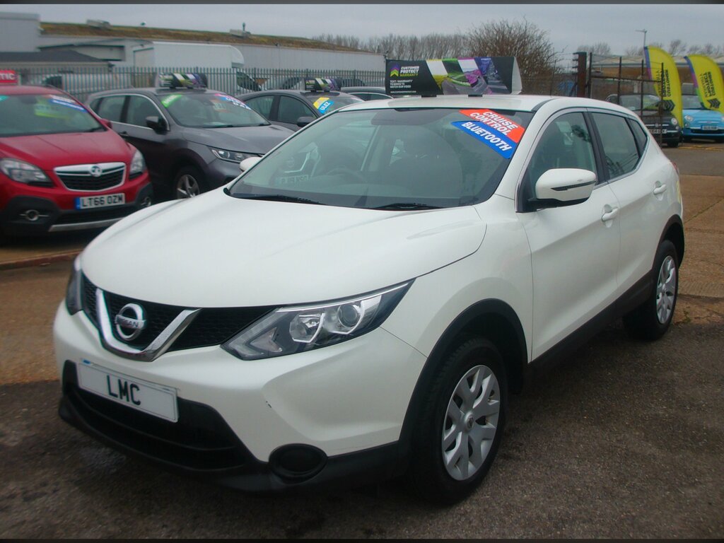 Nissan Qashqai 1.2 Dig-t Visia Suv Euro 6 Ss DV66JDO White #3