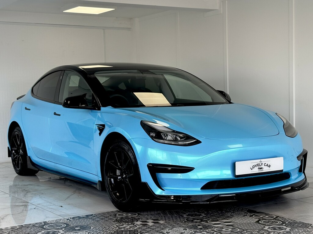 Tesla Model 3 Saloon Standard Range Plus 202121 LJ21ZMA Blue #6