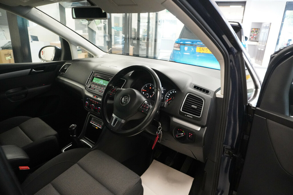 Volkswagen Sharan 2.0 Tdi Se Blue #4