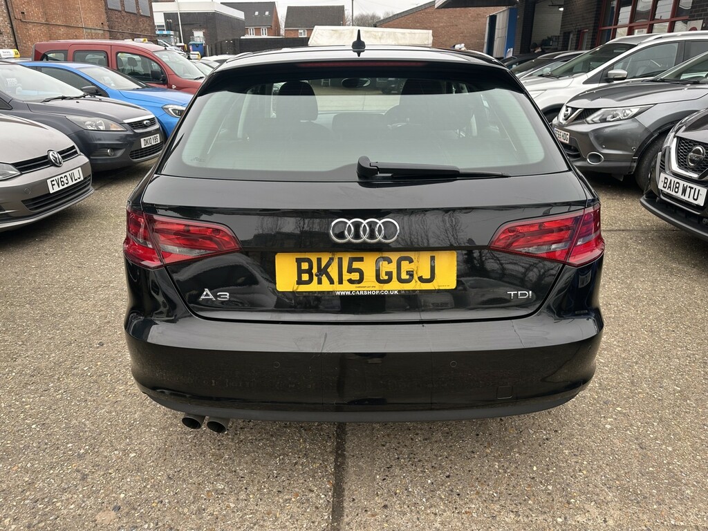 Audi A3 2.0 Tdi Se Technik 2015 BK15GGJ Black #6