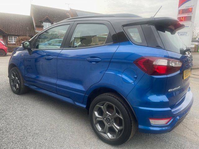 Ford Ecosport 1.0T 125Ps Ecoboost St-line Suv - 2018 68 WU68RPY Blue #6