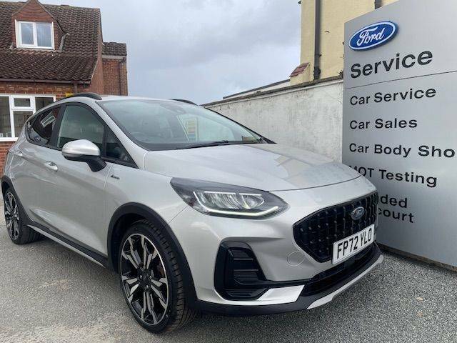 Ford Fiesta 1.0T 125Ps Ecoboost Hybrid Mhev Active X Ed Au Silver