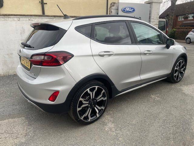 Ford Fiesta 1.0T 125Ps Ecoboost Hybrid Mhev Active X Ed Au FP72YLO Silver #6