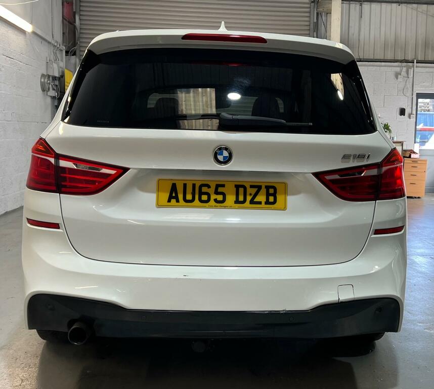 BMW 2 Series Gran Tourer 1.5 218I M Sport Euro 6 Ss AU65DZB White #5