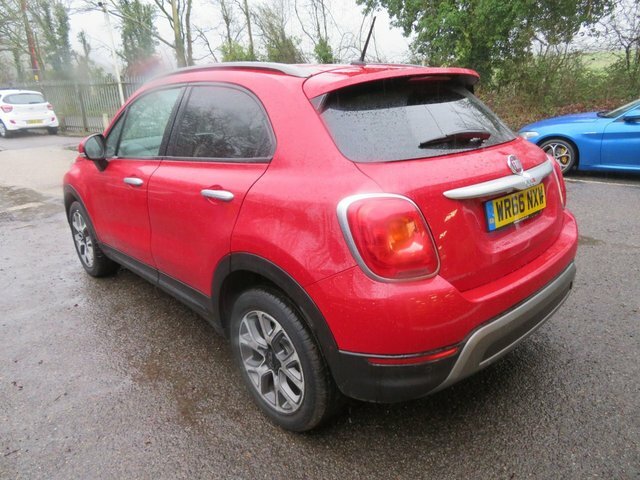 Fiat 500X 2016 1.6 Multijetii Cross Suv Eu WR66NXW Red #4