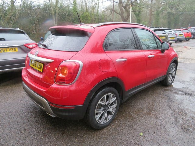 Fiat 500X 2016 1.6 Multijetii Cross Suv Eu WR66NXW Red #2