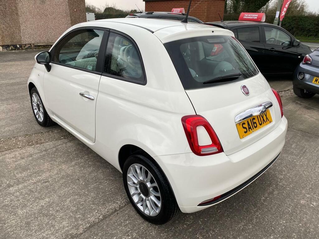 Fiat 500 1.2 Eco Pop Star Euro 6 S S SA16UXX White #6