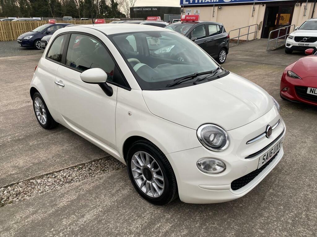 Fiat 500 1.2 Eco Pop Star Euro 6 S S SA16UXX White #4