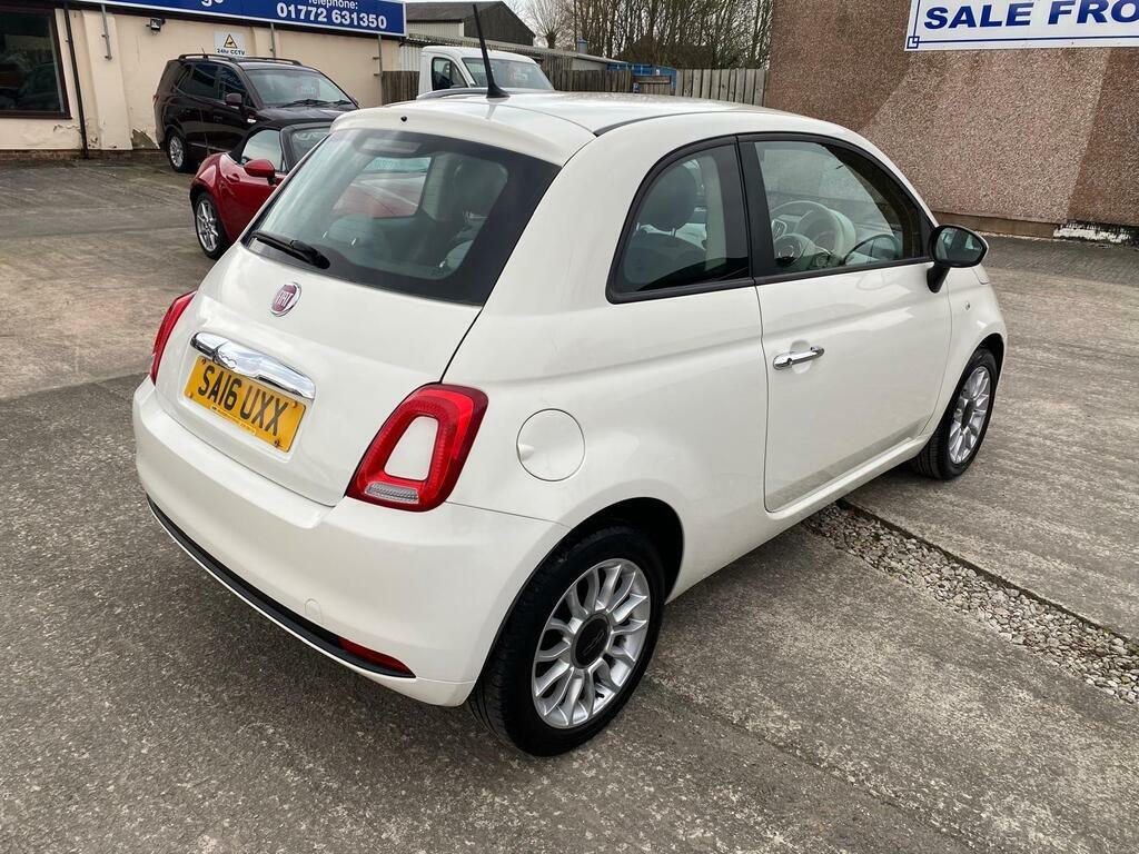 Fiat 500 1.2 Eco Pop Star Euro 6 S S SA16UXX White #3