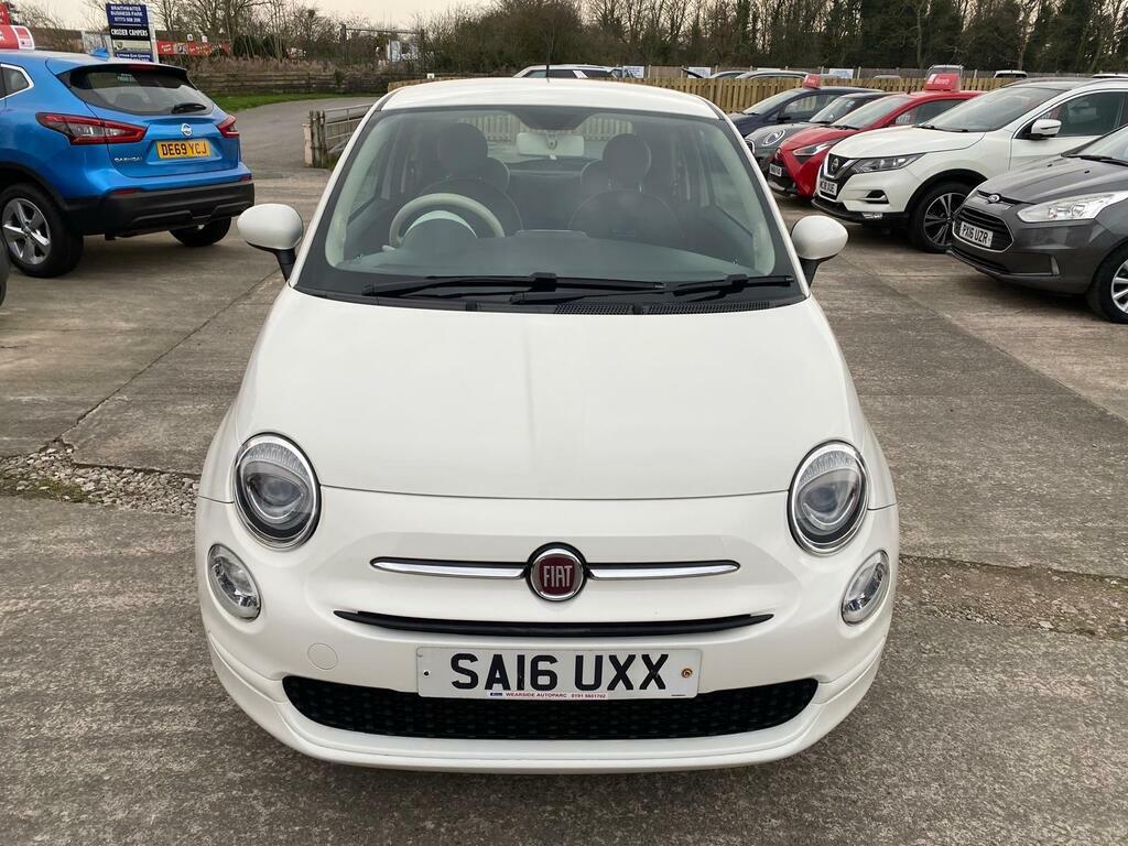 Fiat 500 1.2 Eco Pop Star Euro 6 S S SA16UXX White #5