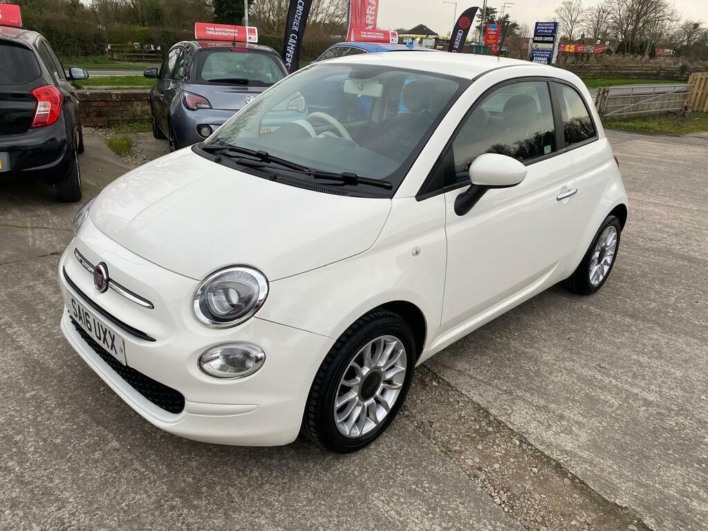 Fiat 500 1.2 Eco Pop Star Euro 6 S S White