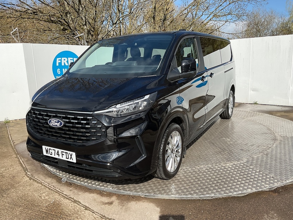 Ford Tourneo Custom 320 Ecoblue Titanium Euro 6 U7640 Ulez Black #2