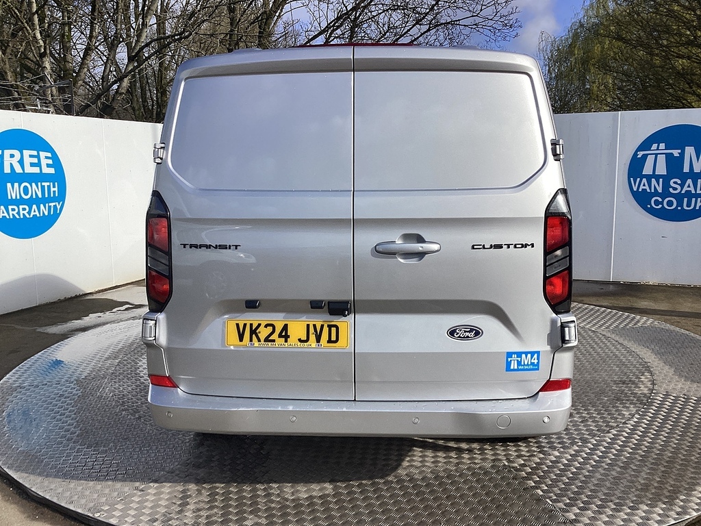 Ford Transit Custom 300 Ecoblue Limited Swb L R A C Euro 6 U7828 Ule VK24JVD Silver #4