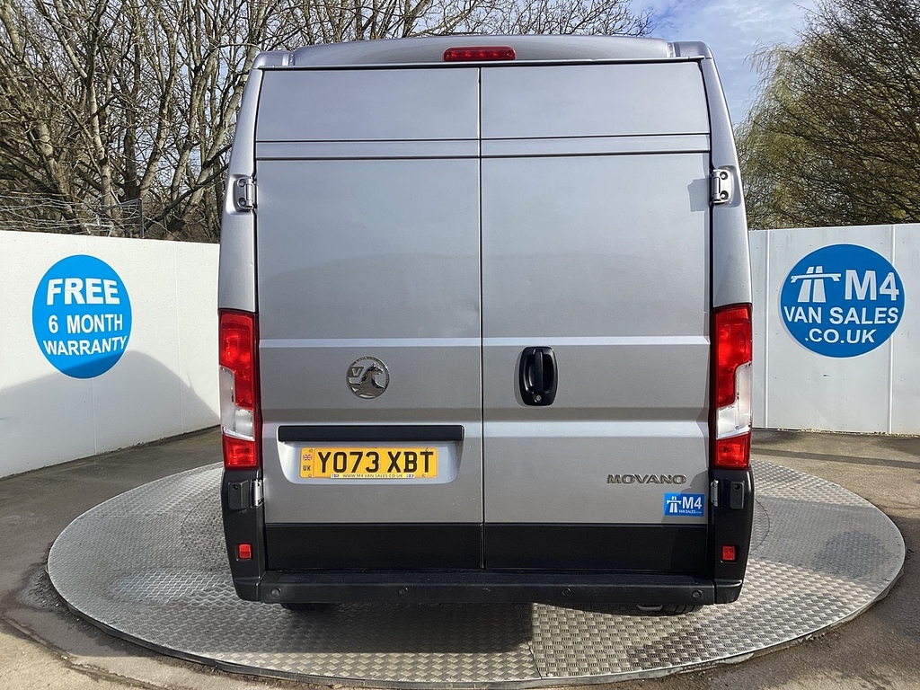 Vauxhall Movano Cdti 3500 Biturbo Prime Lwb A C H R Euro 6 U7856 YO73XBT Grey #4