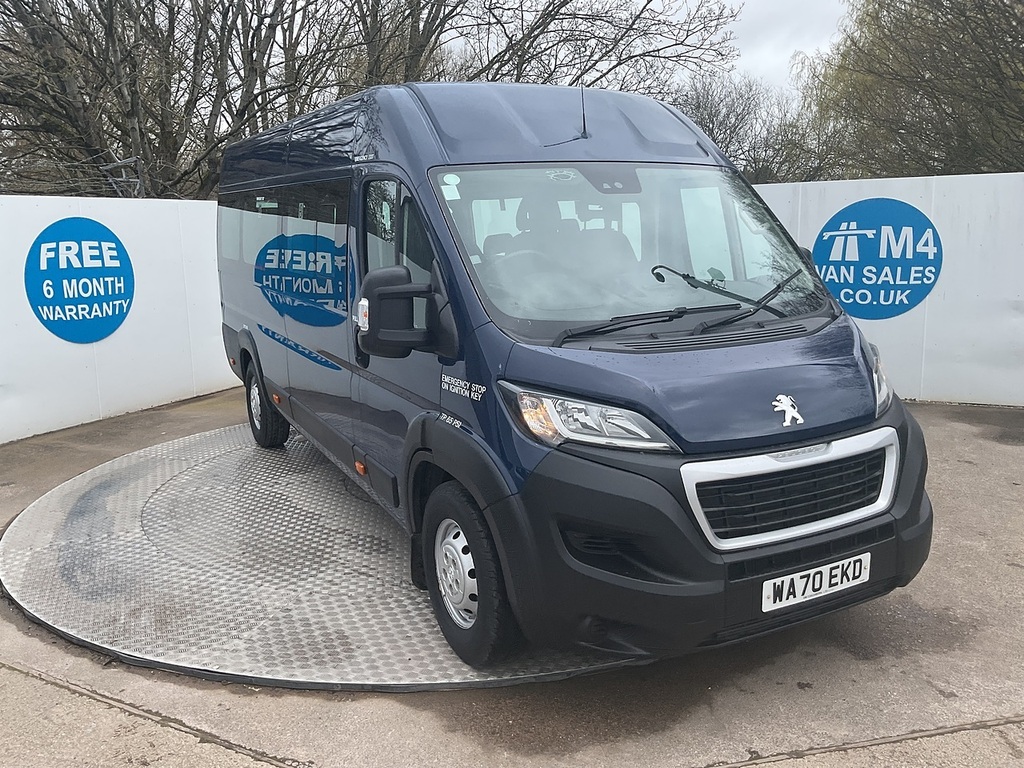Peugeot Boxer Bluehdi 440 17 Seater Lite Euro 6 U7865 Ulez Blue