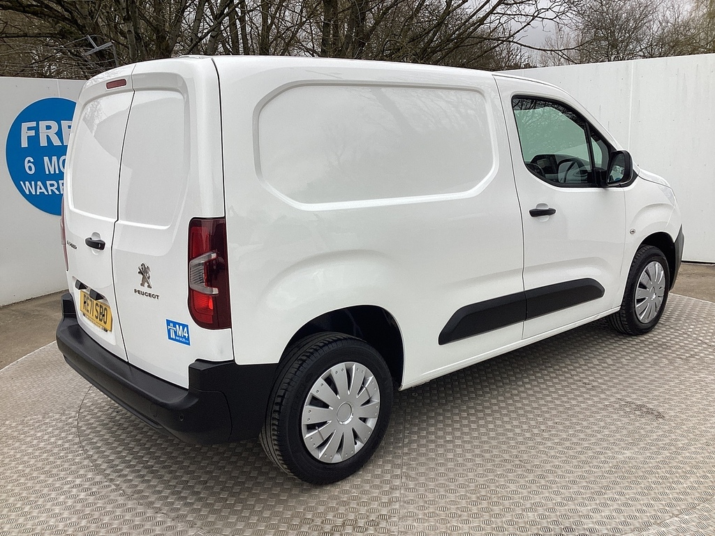 Peugeot Partner Bluehdi 1000 Professional Premium Swb Euro 6 U786 RE71SBO White #3