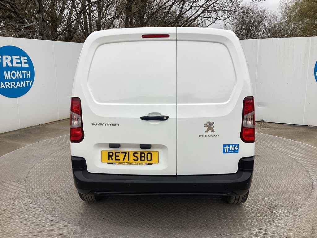 Peugeot Partner Bluehdi 1000 Professional Premium Swb Euro 6 U786 RE71SBO White #4