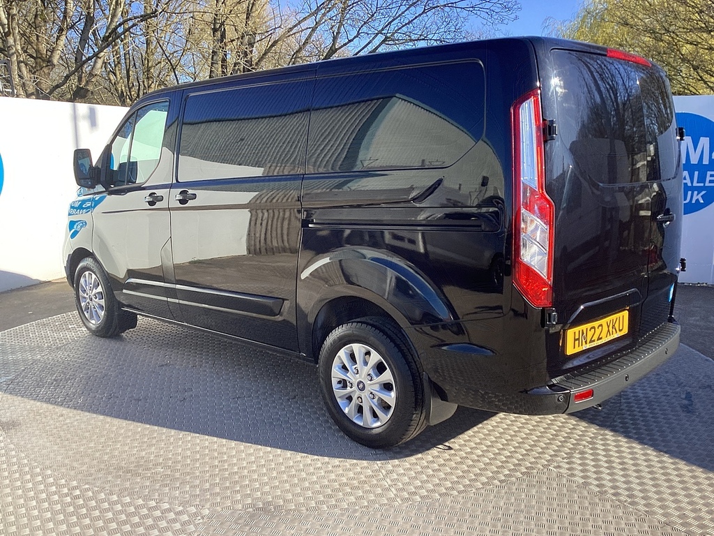Ford Transit Custom 280 Ecoblue Limited Swb L R Euro 6 U7893 Ulez HN22XKU Black #5