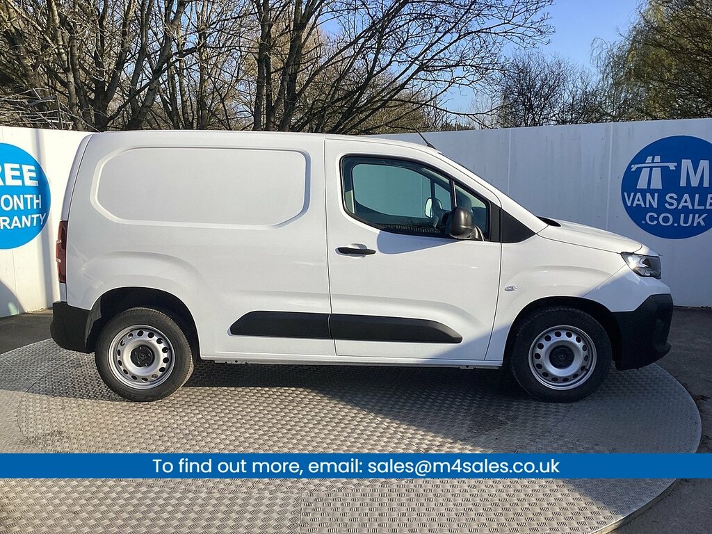 Peugeot Partner Bluehdi 1000 Professional Swb Euro 6 No Vat U BK25SGZ White #2