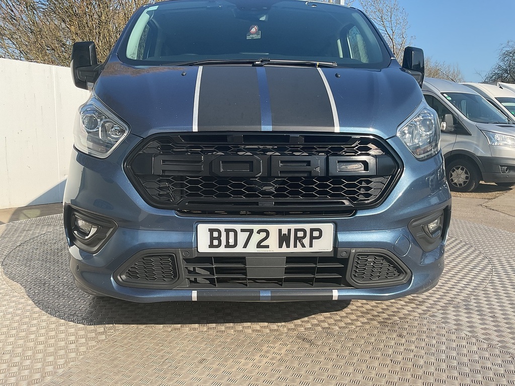 Ford Transit Custom 320 Sport Crewvan New Wetbelt U7954 Ulez BD72WRP Blue #4
