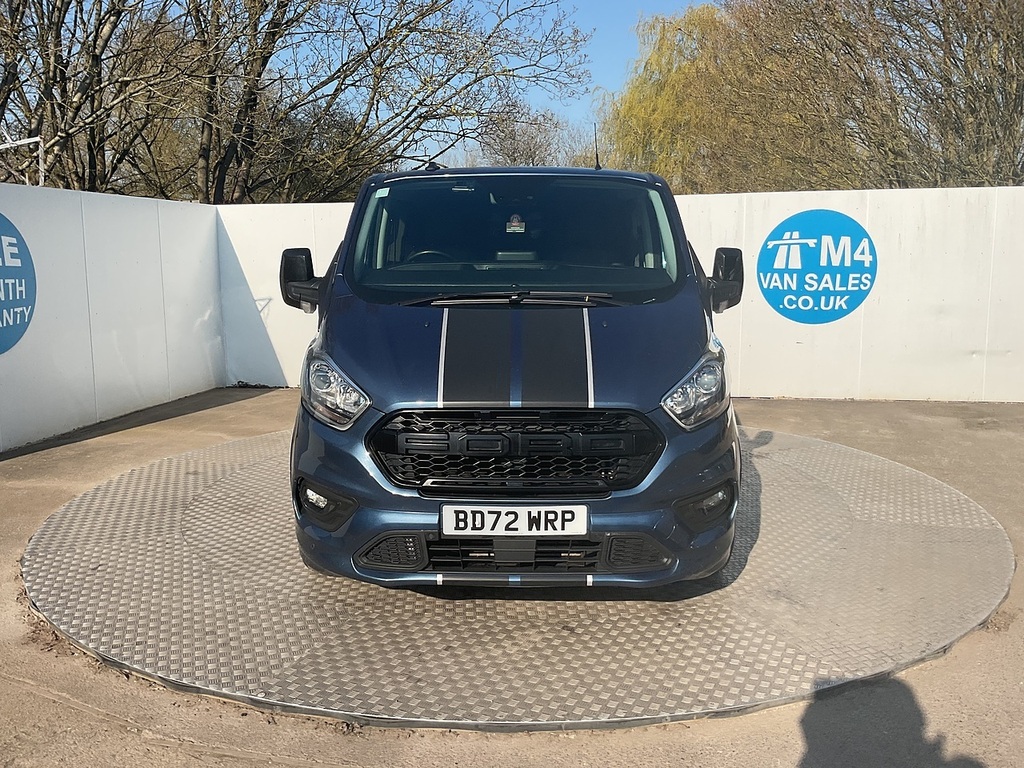 Ford Transit Custom 320 Sport Crewvan New Wetbelt U7954 Ulez BD72WRP Blue #6
