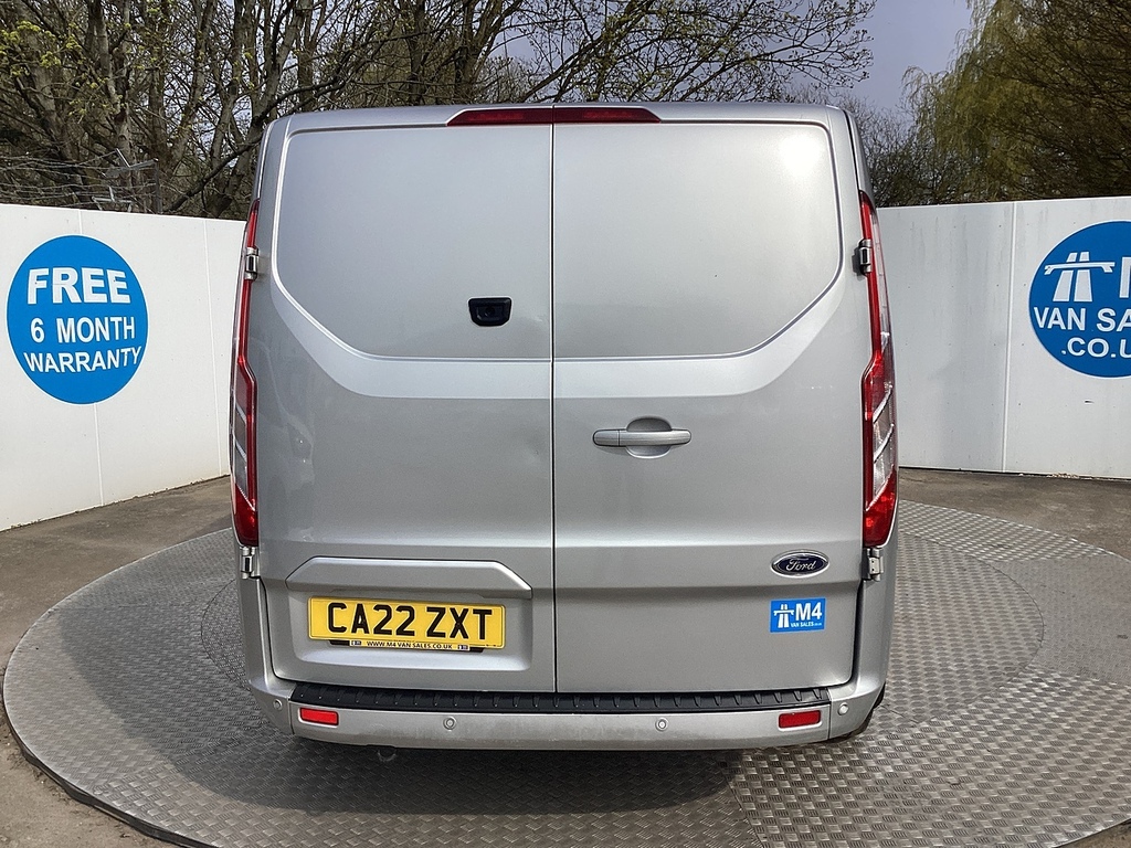 Ford Transit Custom 320 Ecoblue Limited Crewcab Lwb L R Euro 6 U7959 CA22ZXT Silver #4