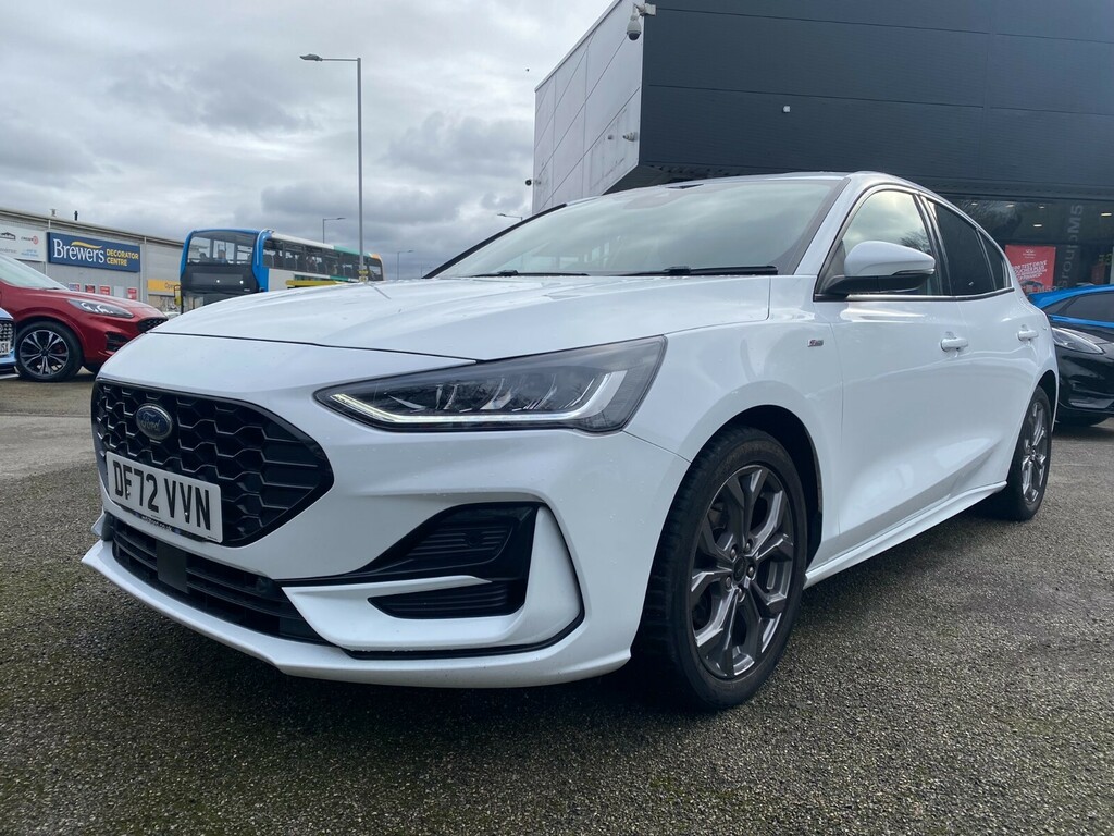 Ford Focus 1.0 Ecoboost St-line DF72VVN White #6