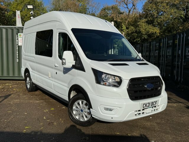 Ford Transit Custom 2021 2.0 350 Ecoblue Leader Panel Van M White