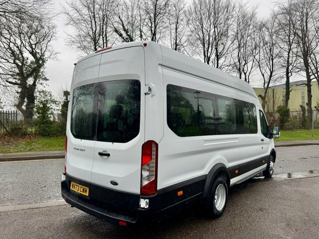 Ford Transit Custom 2023 2.0 460 Ecoblue Leader Minibus Double Cab WN73CWM White #4