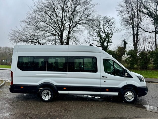 Ford Transit Custom 2023 2.0 460 Ecoblue Leader Minibus Double Cab WN73CWM White #3
