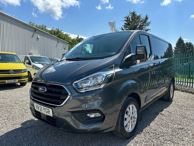 Ford Transit Custom 2021 2.0 320 Limited Pv Ecoblue 168 Bhp HV21YGR Grey #3