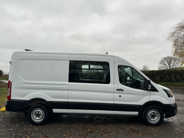 Ford Transit Custom 2022 2.0 350 Ecoblue Leader Panel Van M WN22CCU White #5