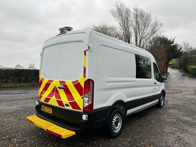 Ford Transit Custom 2022 2.0 350 Ecoblue Leader Panel Van M WN22CCU White #6