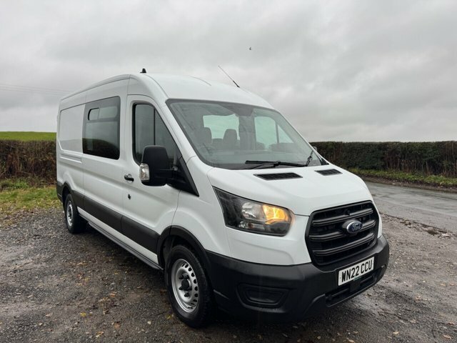 Ford Transit Custom 2022 2.0 350 Ecoblue Leader Panel Van M White