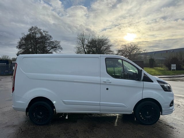 Ford Transit Custom 2021 2.0 280 Ecoblue Leader Panel Van M YP70EZX White #4