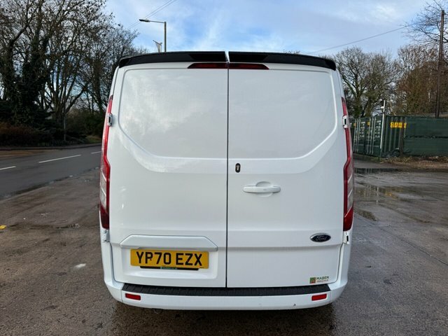 Ford Transit Custom 2021 2.0 280 Ecoblue Leader Panel Van M YP70EZX White #3