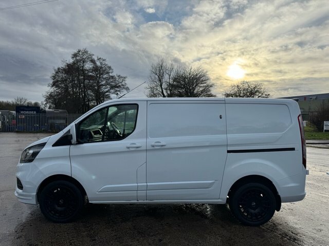 Ford Transit Custom 2021 2.0 280 Ecoblue Leader Panel Van M YP70EZX White #6