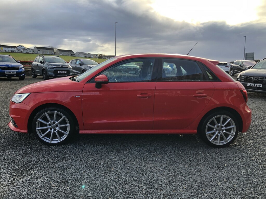 Audi A1 Hatchback 1.4 Tfsi S Line 2017 BL67LZG Red #4