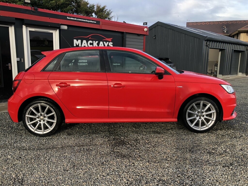 Audi A1 Hatchback 1.4 Tfsi S Line 2017 BL67LZG Red #3