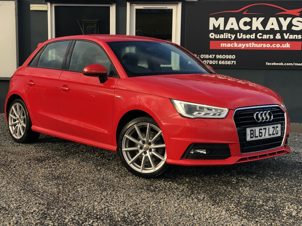 Audi A1 Hatchback 1.4 Tfsi S Line 2017 Red