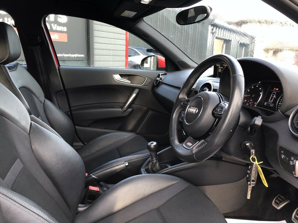 Audi A1 Hatchback 1.4 Tfsi S Line 2017 BL67LZG Red #6