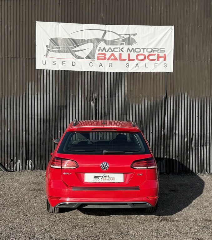 Volkswagen Golf Estate 2.0 Tdi Se Nav 2018 EU18XSC Red #6