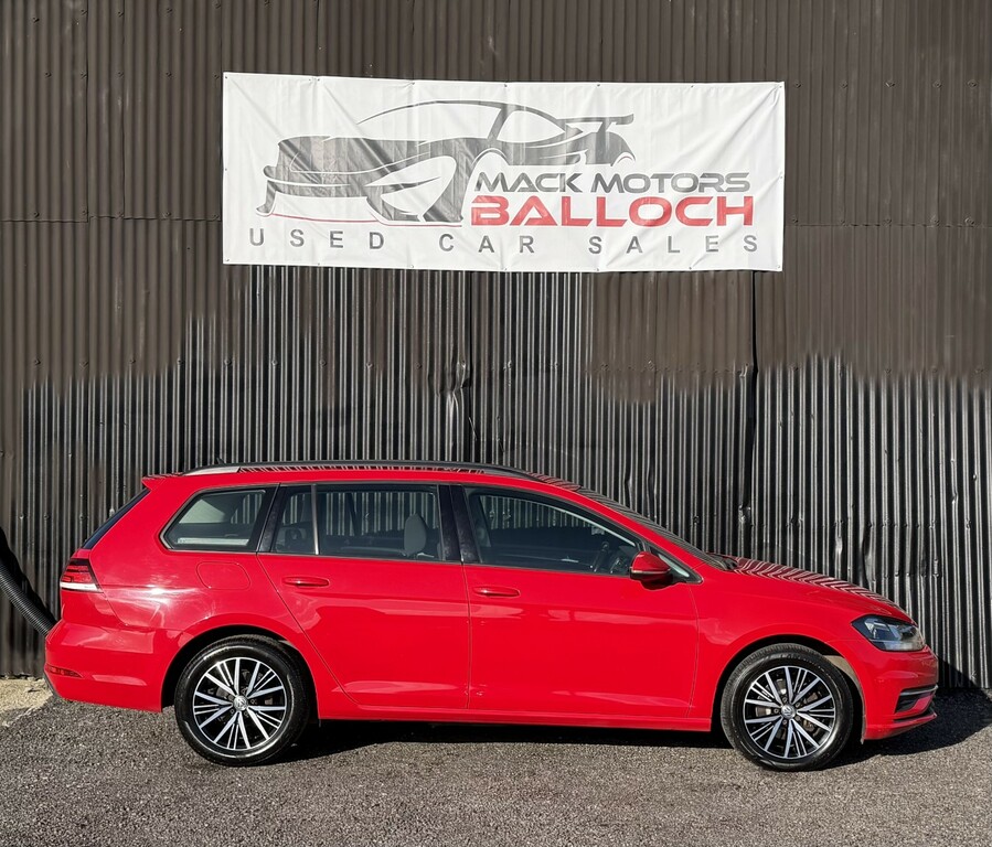 Volkswagen Golf Estate 2.0 Tdi Se Nav 2018 EU18XSC Red #4