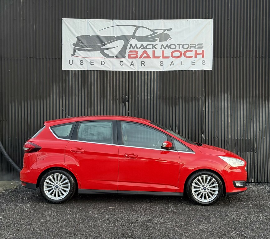 Ford C-Max Mpv 1.5 Tdci Titanium 2018 NJ68BJZ Red #4
