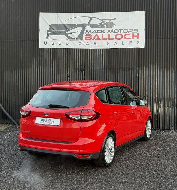 Ford C-Max Mpv 1.5 Tdci Titanium 2018 NJ68BJZ Red #5