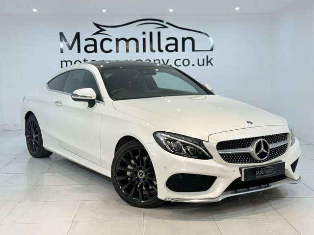 Mercedes-Benz C Class 2.1 C220d Amg Line Premium Plus Coupe White