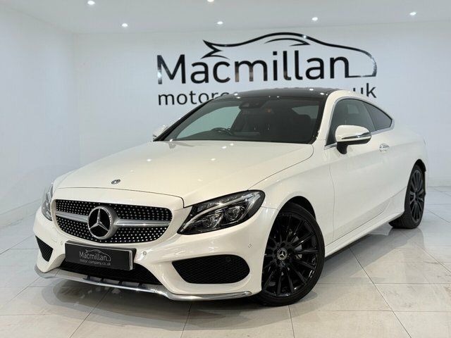Mercedes-Benz C Class 2.1 C220d Amg Line Premium Plus Coupe GJ67OAV White #4
