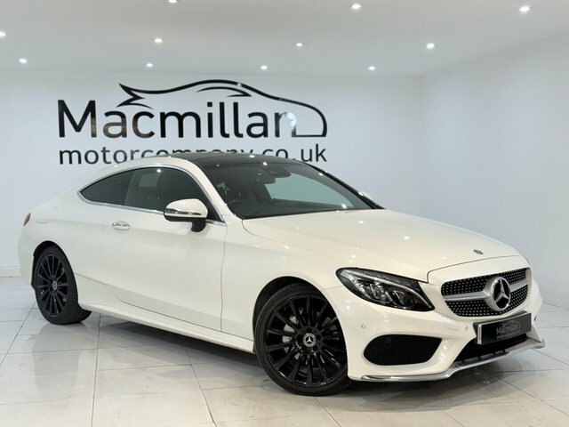 Mercedes-Benz C Class 2.1 C220d Amg Line Premium Plus Coupe GJ67OAV White #2
