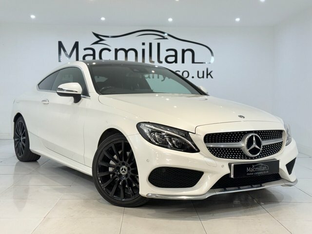 Mercedes-Benz C Class 2.1 C220d Amg Line Premium Plus Coupe GJ67OAV White #3