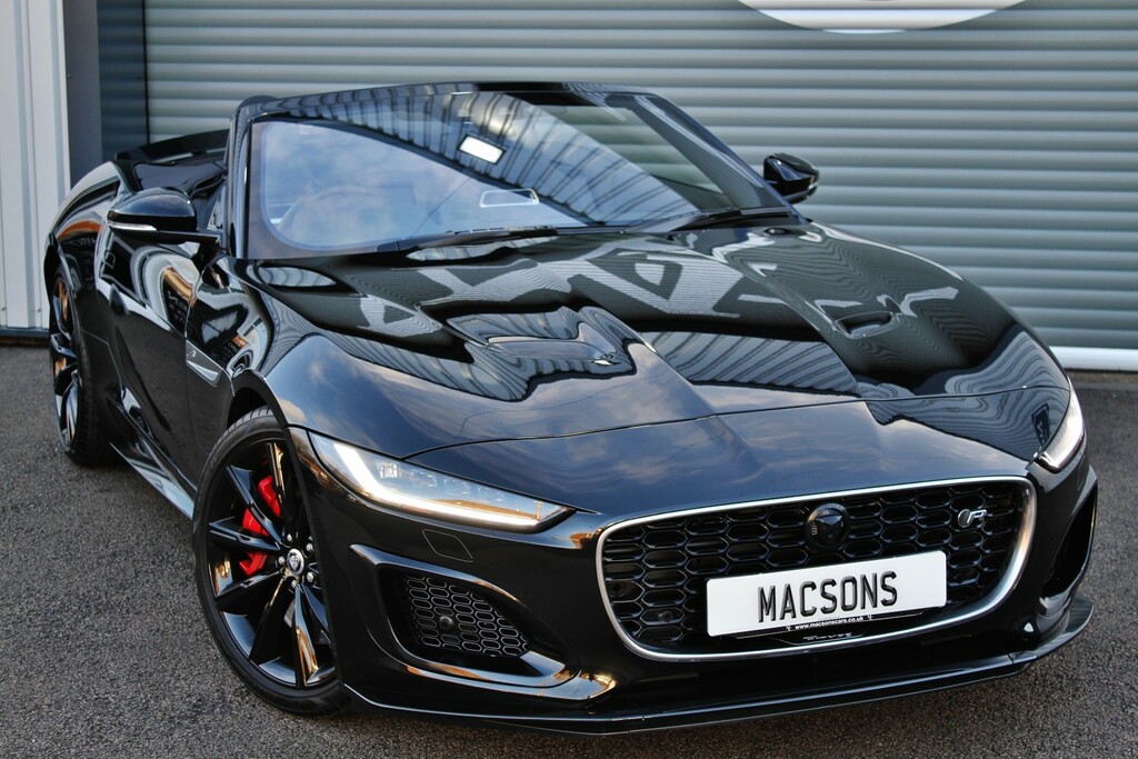 Jaguar F-Type Convertible 5.0 V8 R 75 Awd 575 2023 KR73OOB Black #5